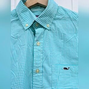 Vineyard Vines Men's Gingham Featherweight Performance Shirt